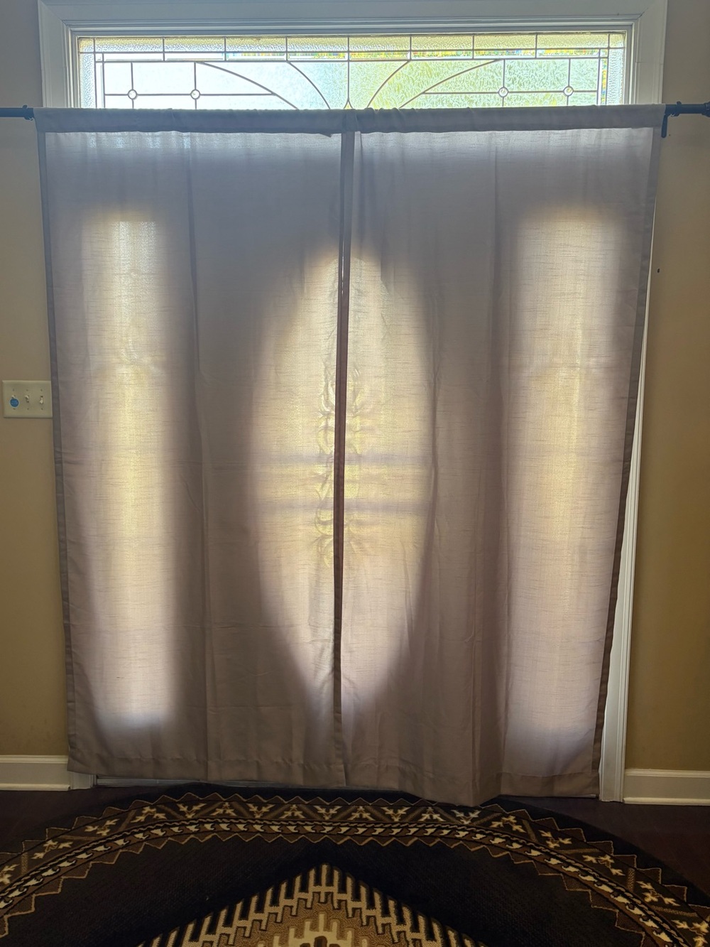 Neutral Light Gray Window Curtain Panels - Home Accents